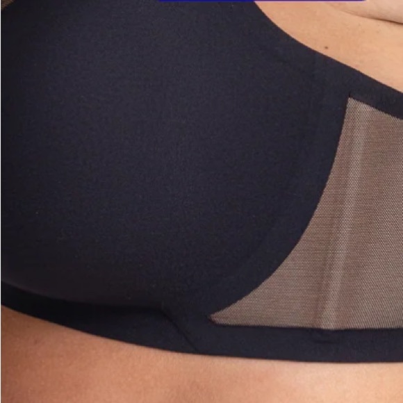 NEW! HONEYLOVE cross over black bra removable pads - Picture 5 of 6